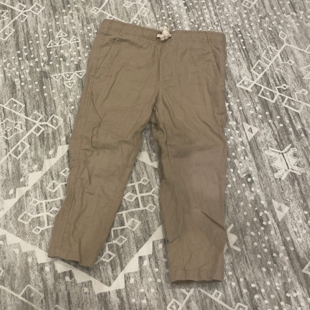 Janie and Jack Tan Casual Kids Pants